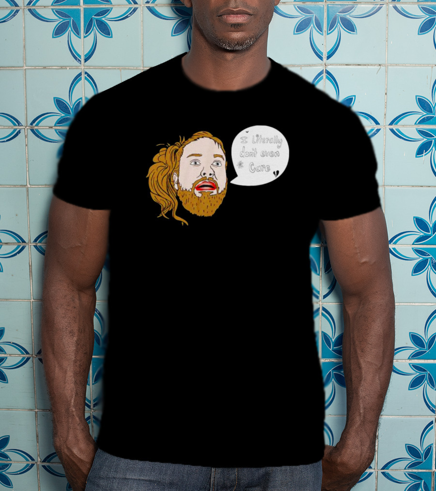 I Literally Don’t Even Care Comic T-Shirt