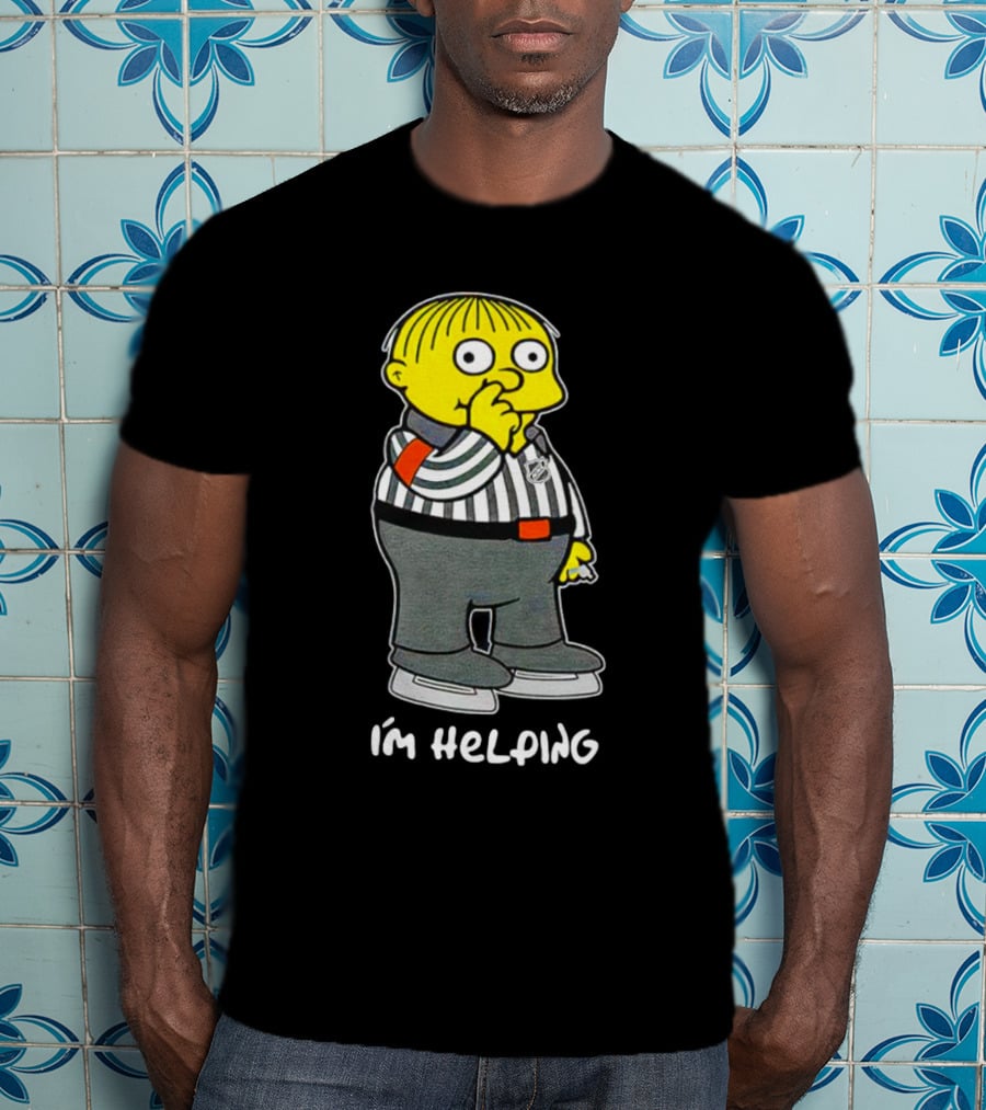 Ralph Wiggum I'm Helping The Simpsons NHL Referee T-Shirt
