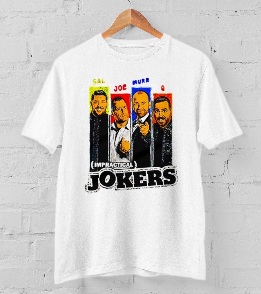 Impractical Jokers Sal Joe Murr Q Portraits T-Shirt