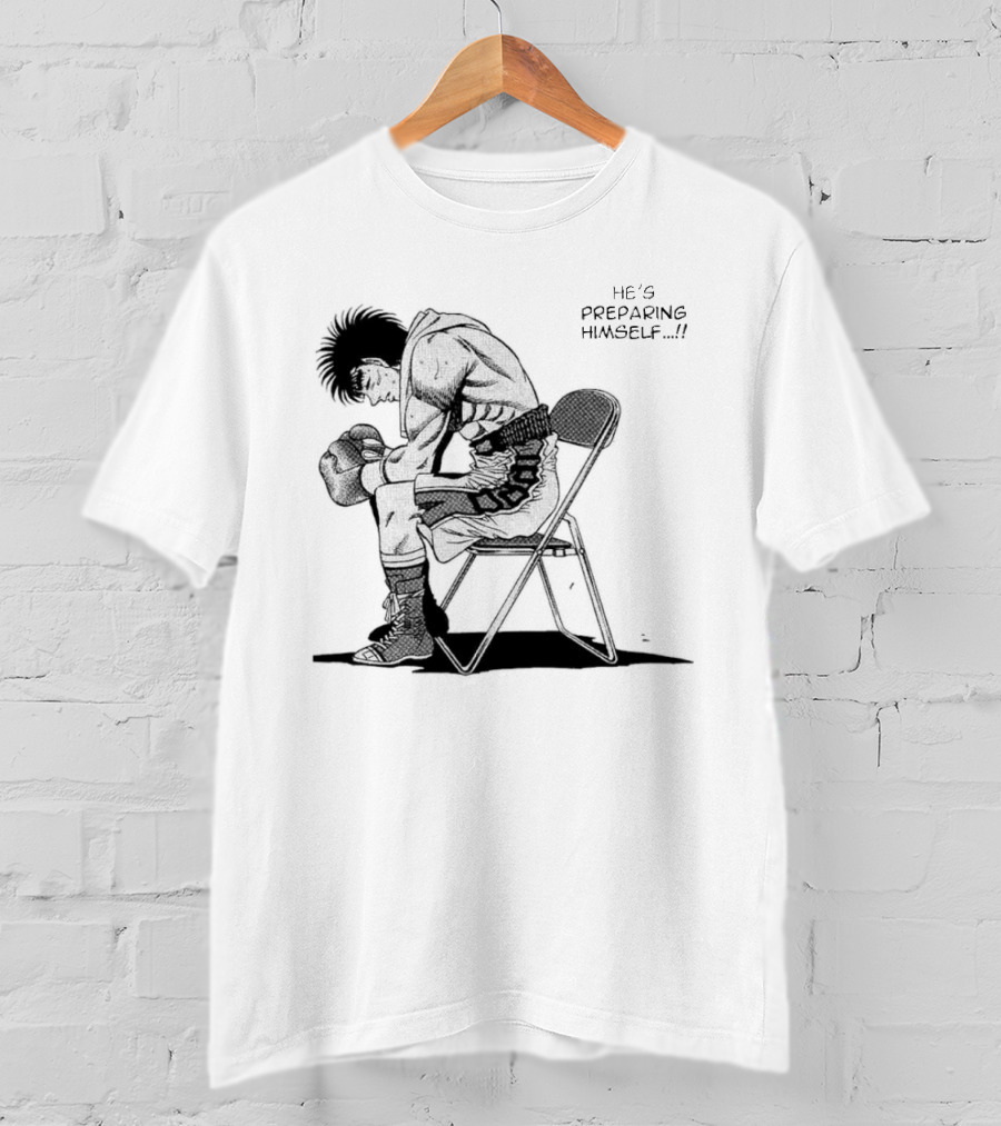 Ippo Makunouchi Preparing Mentally In Boxing Gear T-Shirt