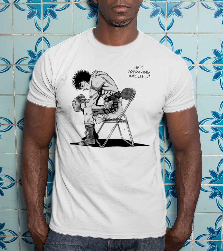 Ippo Makunouchi Preparing Mentally In Boxing Gear T-Shirt