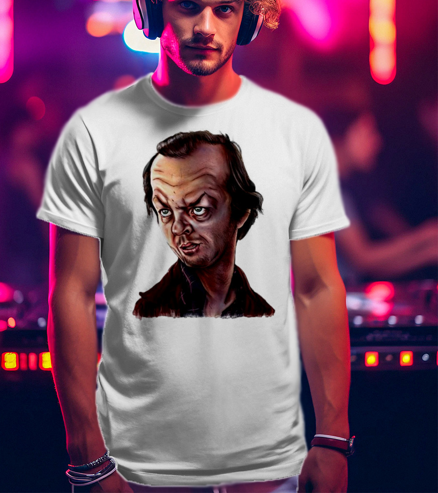 Jack The Caretaker Jack Torrance The Shining Caricature T-Shirt