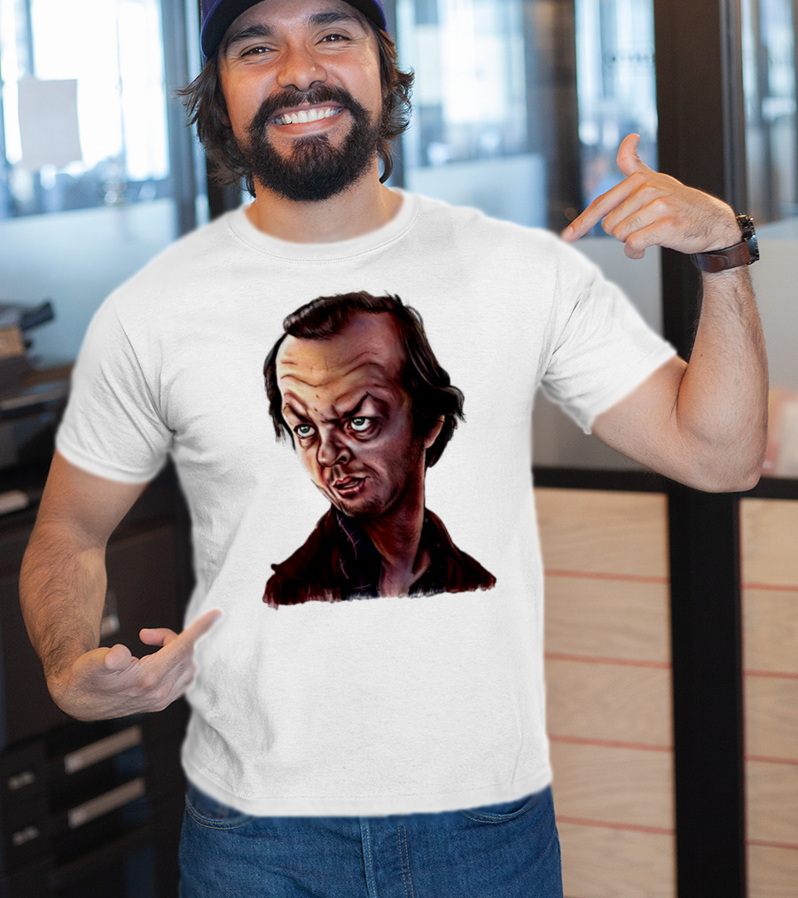 Jack The Caretaker Jack Torrance The Shining Caricature T-Shirt