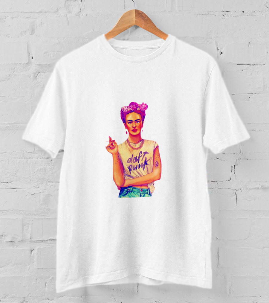Jorge R. Gutierrez Frida Kahlo Daft Punk T-Shirt