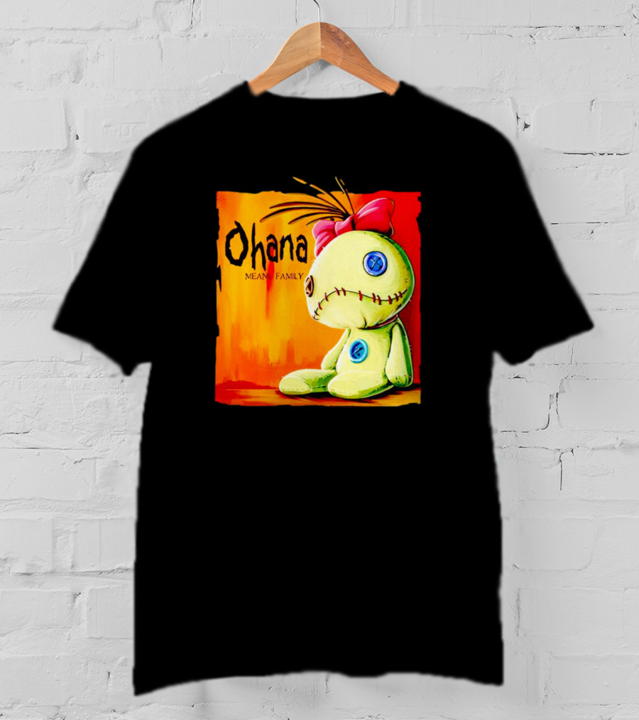 Ohana Means Family Scrump Stitch Doll T-Shirt