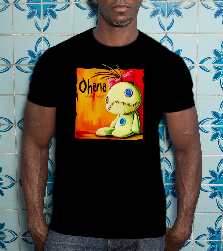 Ohana Means Family Scrump Stitch Doll T-Shirt