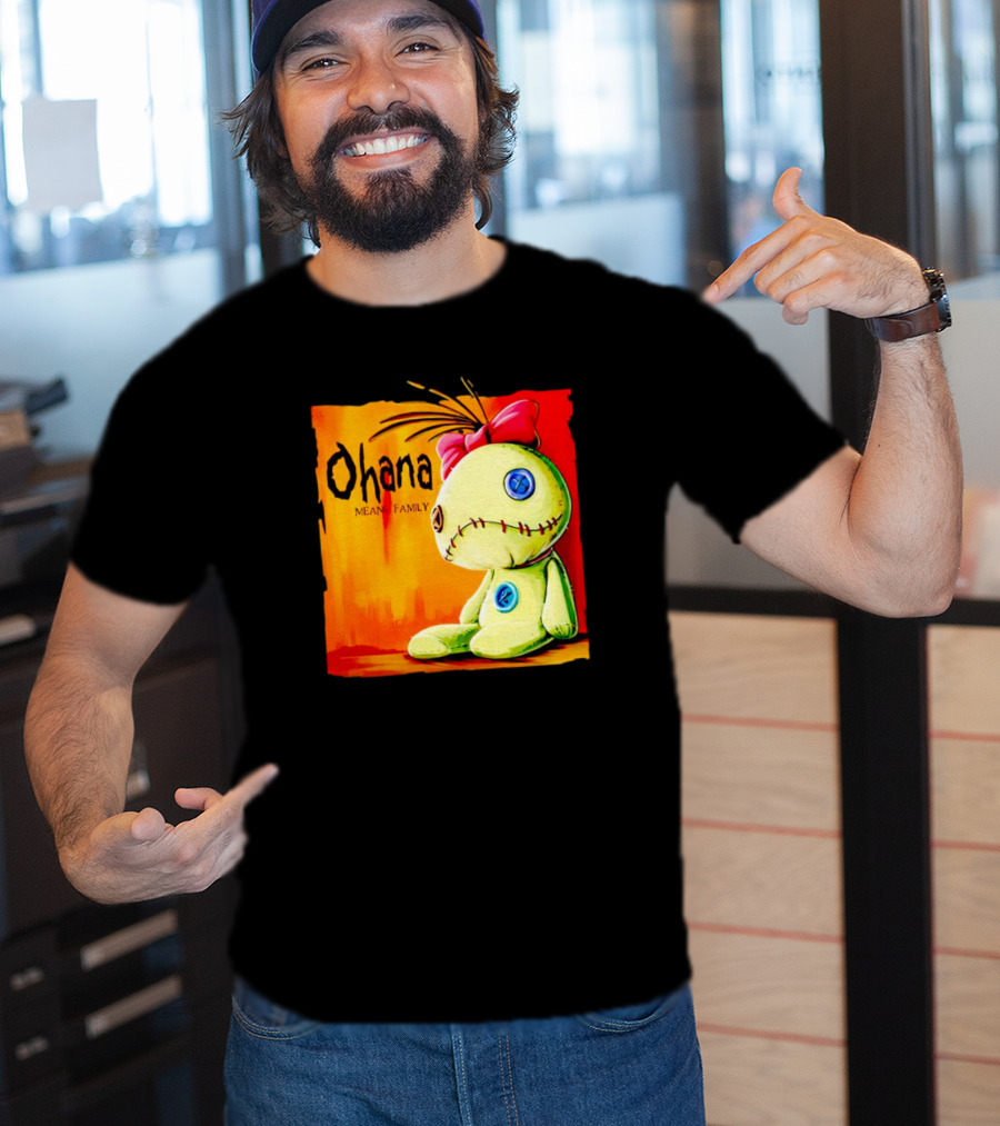 Ohana Means Family Scrump Stitch Doll T-Shirt