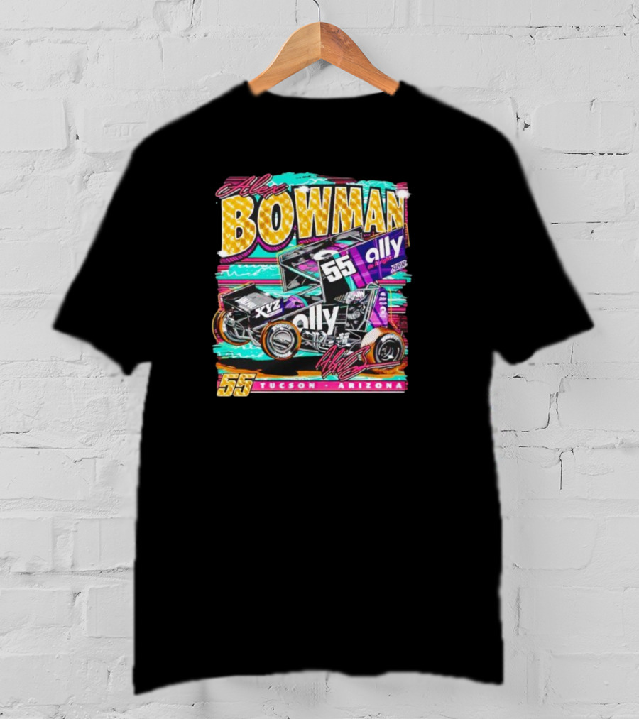 Alex Bowman 55 Racing Tucson Arizona Ally High Roller T-Shirt