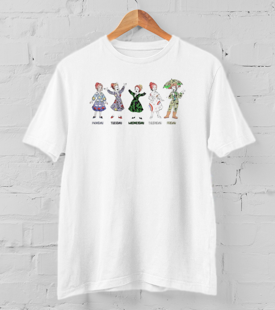 Monday Tuesday Wednesday Thursday Friday Ms Frizzle T-Shirt
