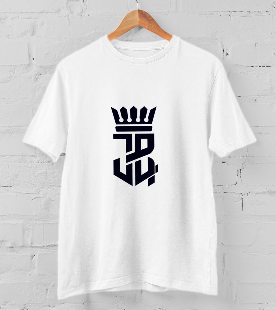 JSU Blue Crown Logo JB4 Monogram T-Shirt