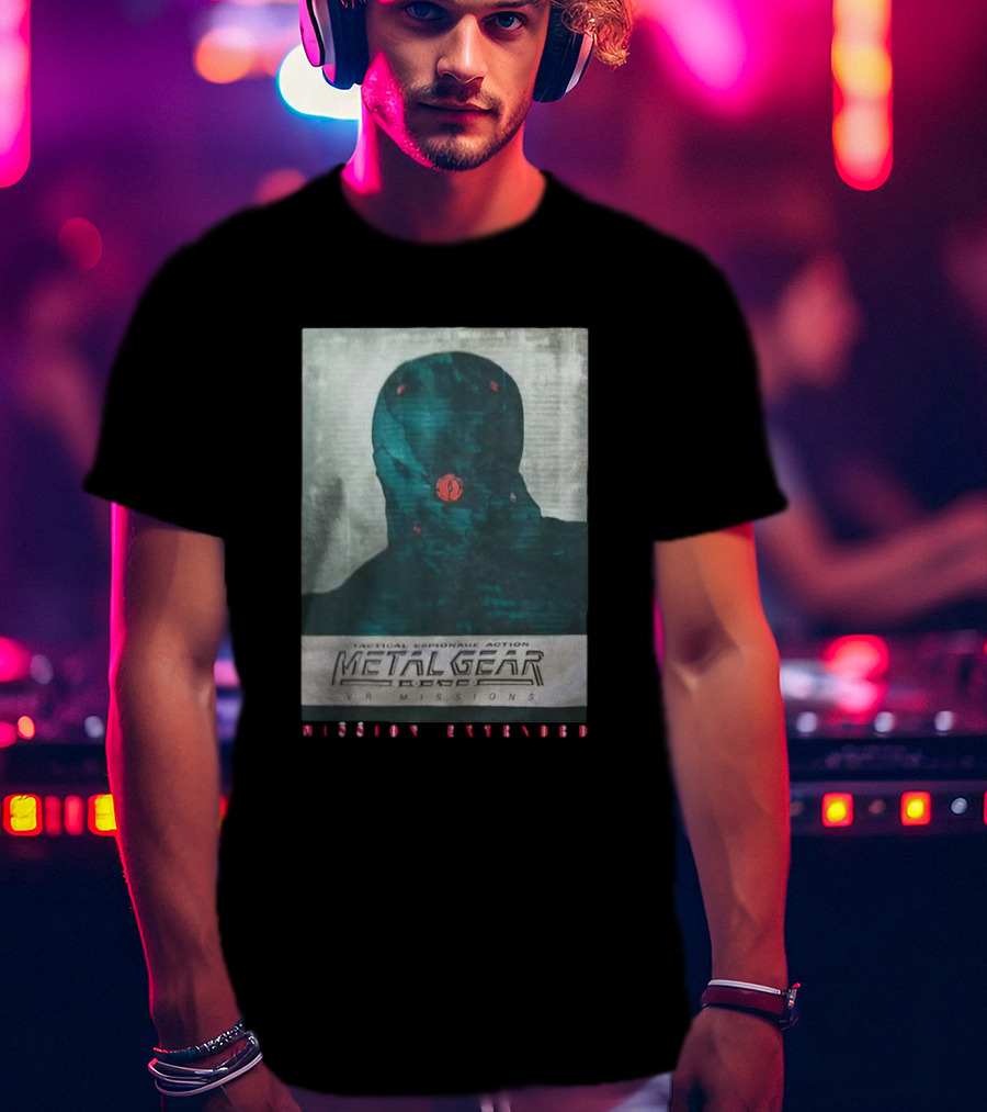Metal Gear Solid Tactical Espionage Action VR Missions Mission Extended T-Shirt