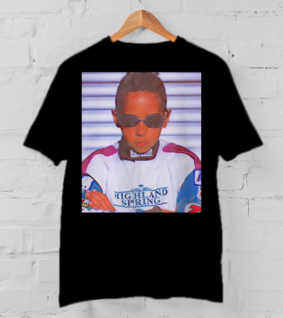 Highland Spring Racing Suit Young Lewis Hamilton T-Shirt