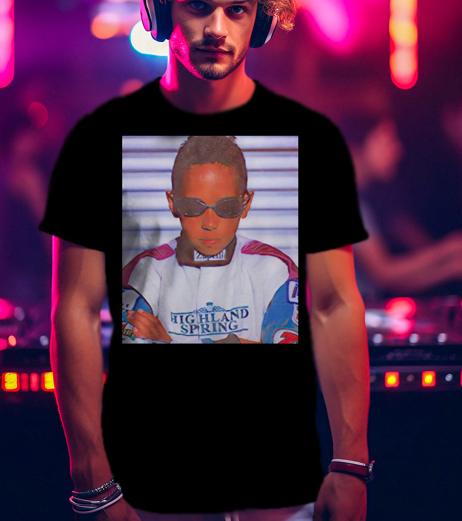 Highland Spring Racing Suit Young Lewis Hamilton T-Shirt