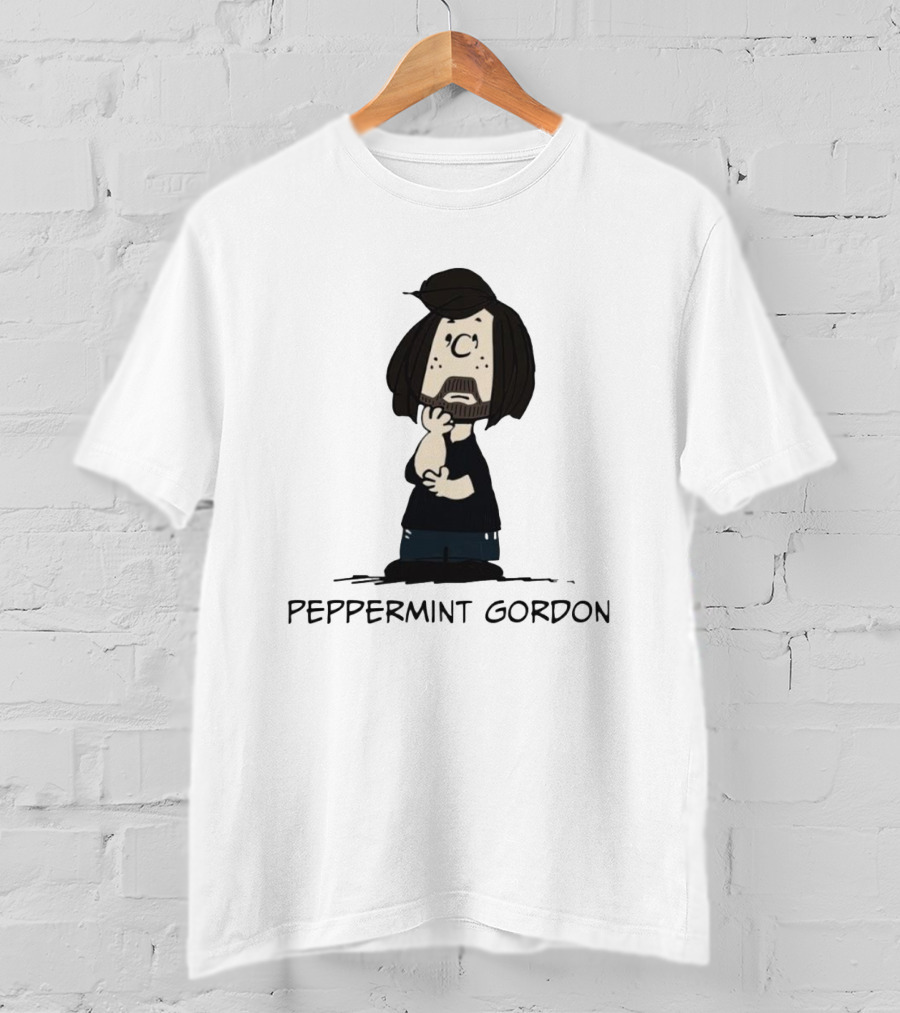 Peanuts Peppermint Gordon Charlie Brown Style Character T-Shirt
