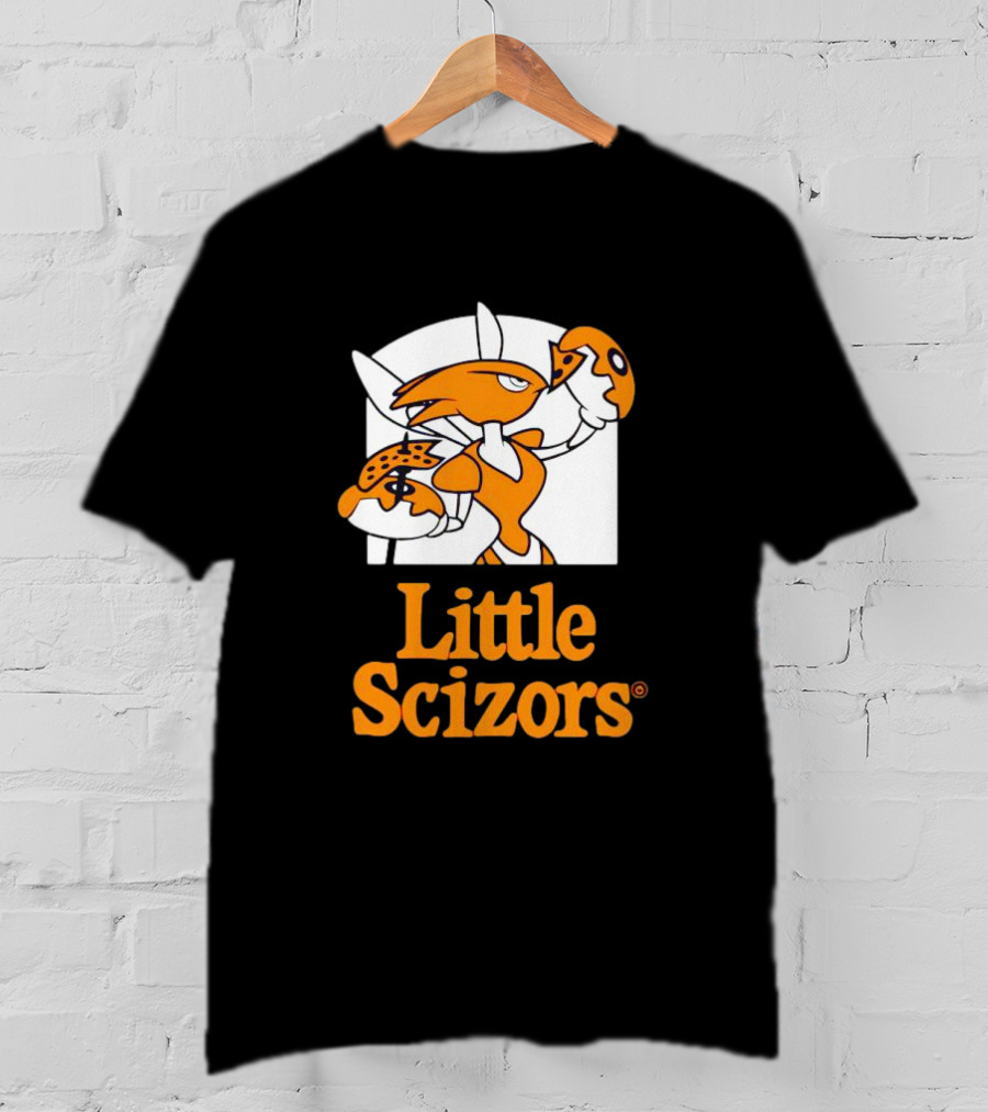 Little Scizors Pokemon Scizor Pizza T-Shirt