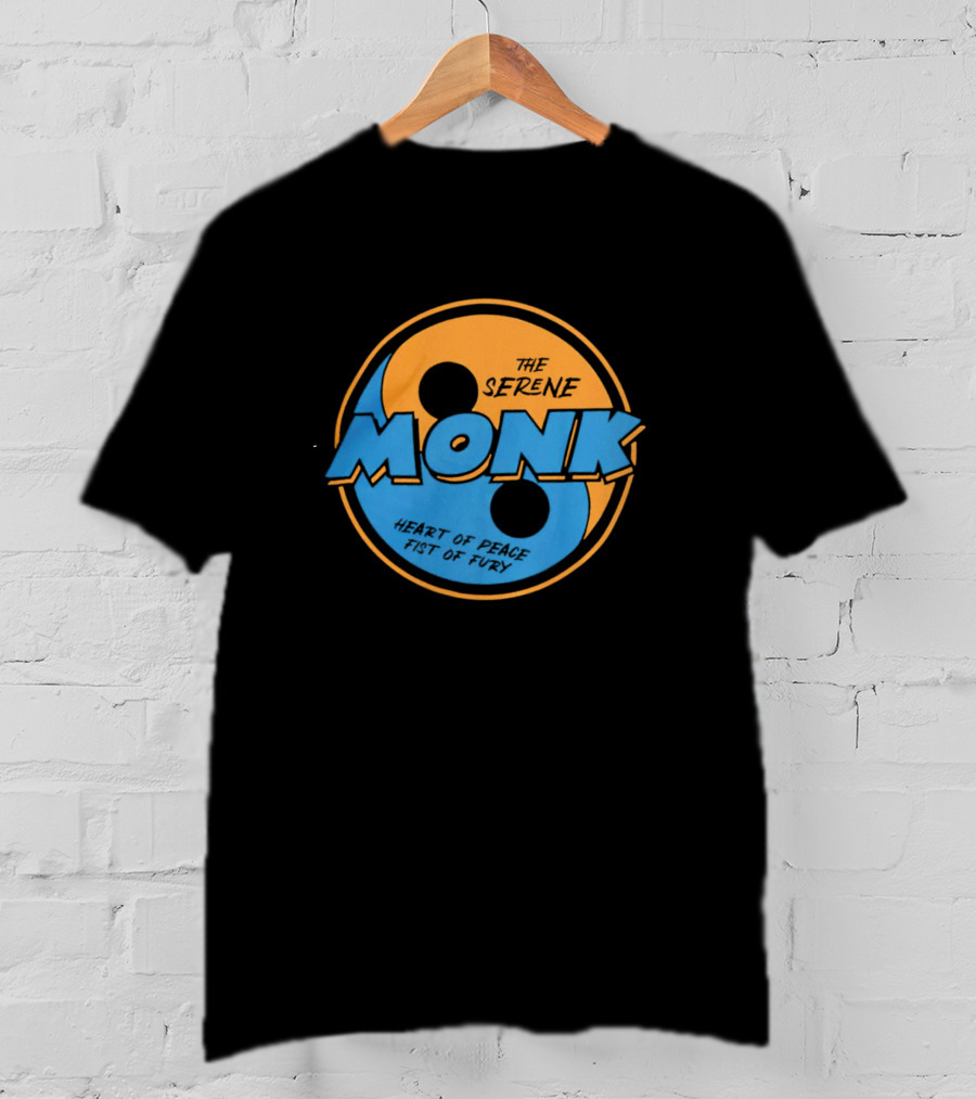 The Serene Monk Heart Of Peace Fist Of Fury T-Shirt