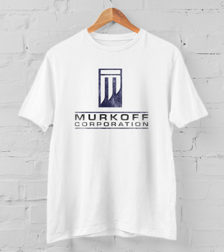 Murkoff Corporation Logo In Blue And Black T-Shirt