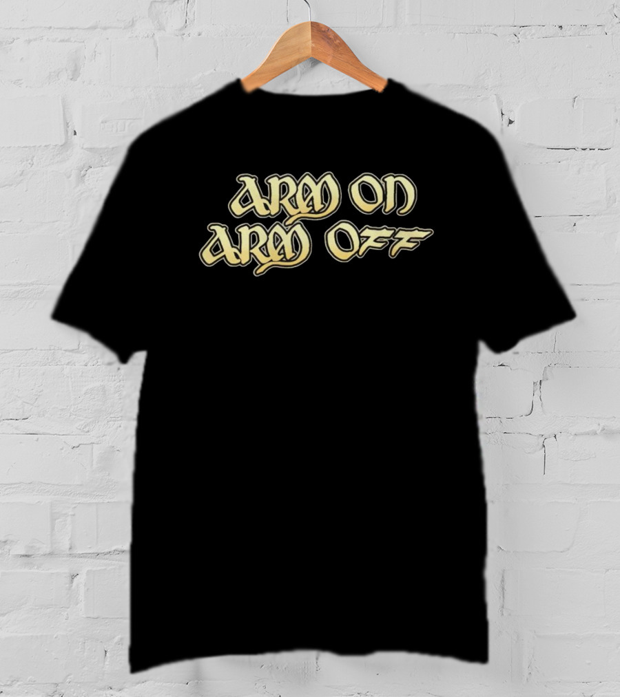 Isekai Adventures Band Arm On Arm Off Adventure Text T-Shirt