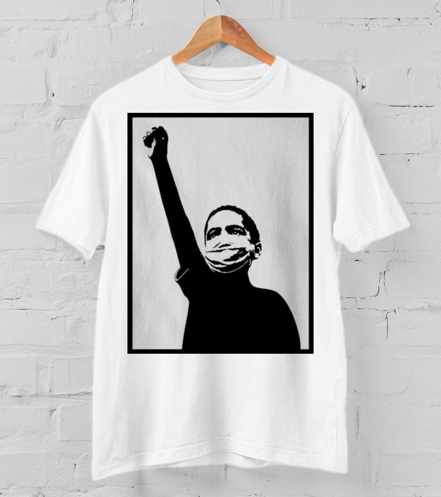A Million Strong Masked Silhouette Raising Fist T-Shirt