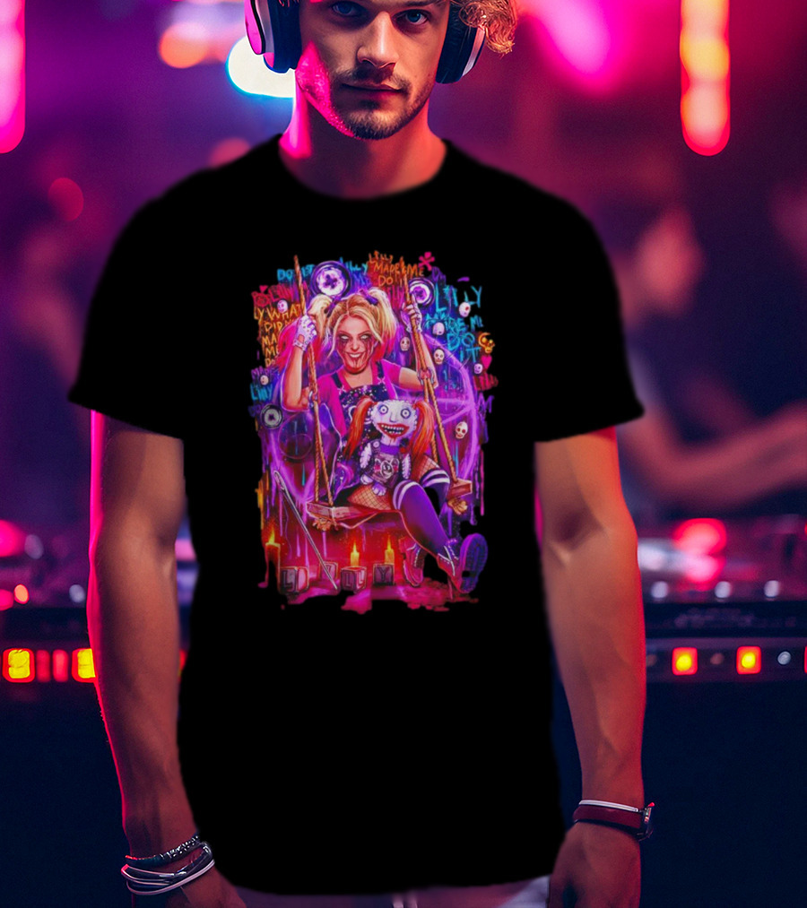 Alexa Bliss Lilly Made Me Do It Doll Graffiti Swing And Candles T-Shirt