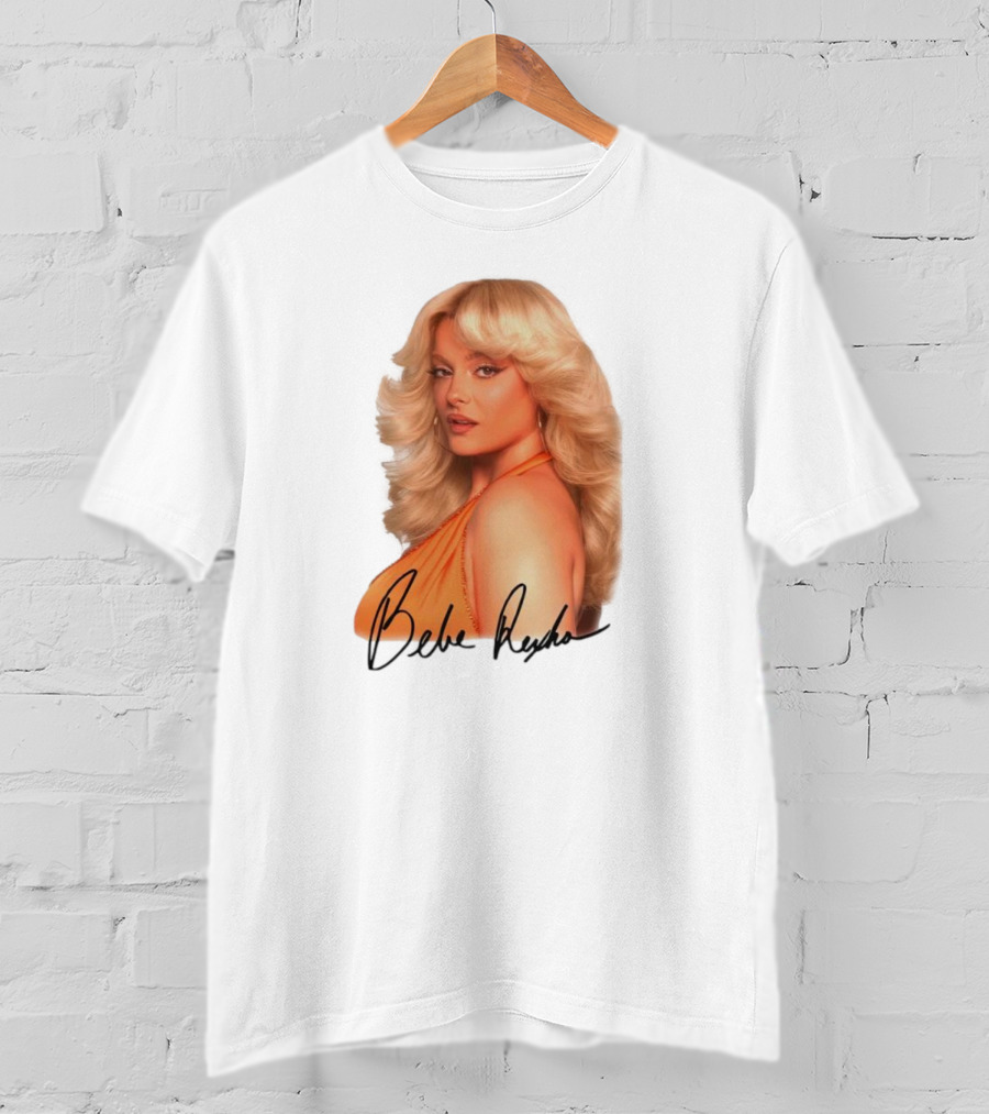 Bebe Rexha Bebe Set List Signature Style Blonde Glam Fashion T-Shirt