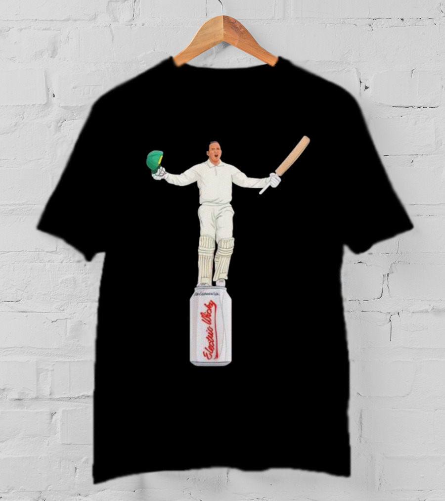 Edgbaston Victory Celebrations With Cricketer On Beer Can T-Shirt