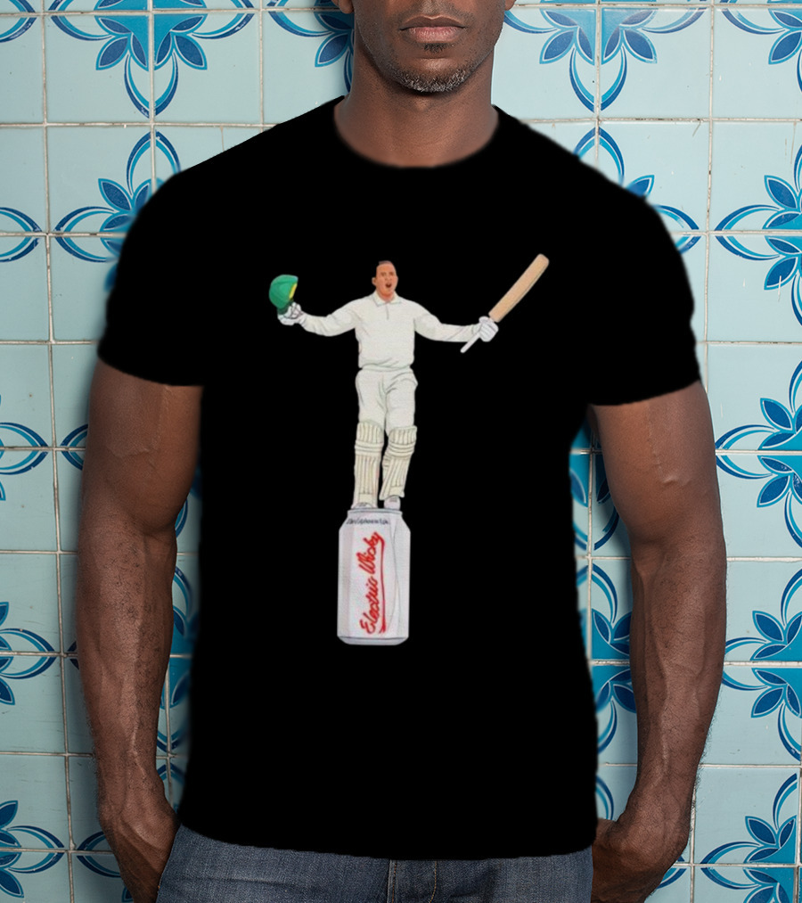 Edgbaston Victory Celebrations With Cricketer On Beer Can T-Shirt