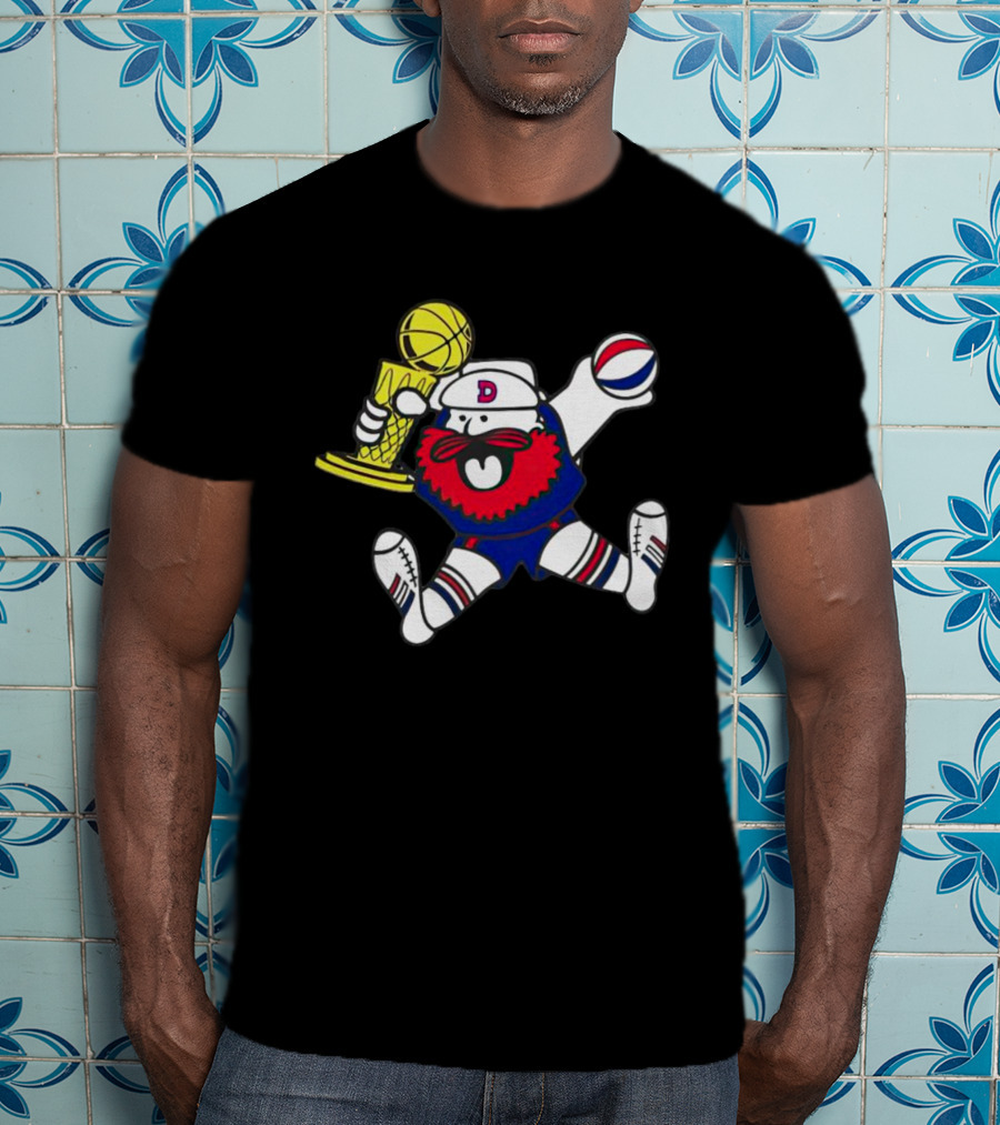 Nuggets Maxie Mascot Holding Basketball Trophy T-Shirt