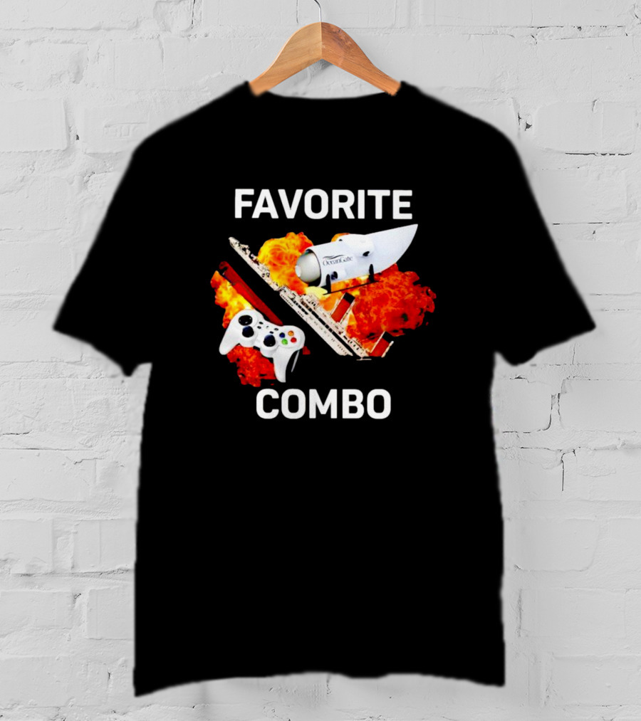 Favorite Combo Oceangate Controller Submarine Explosion T-Shirt