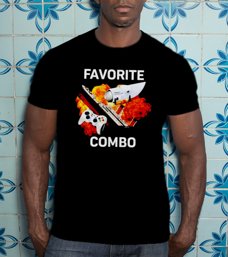 Favorite Combo Oceangate Controller Submarine Explosion T-Shirt
