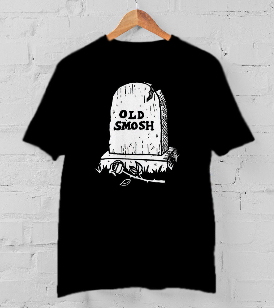 Old Smosh Tombstone Rose Memorial T-Shirt