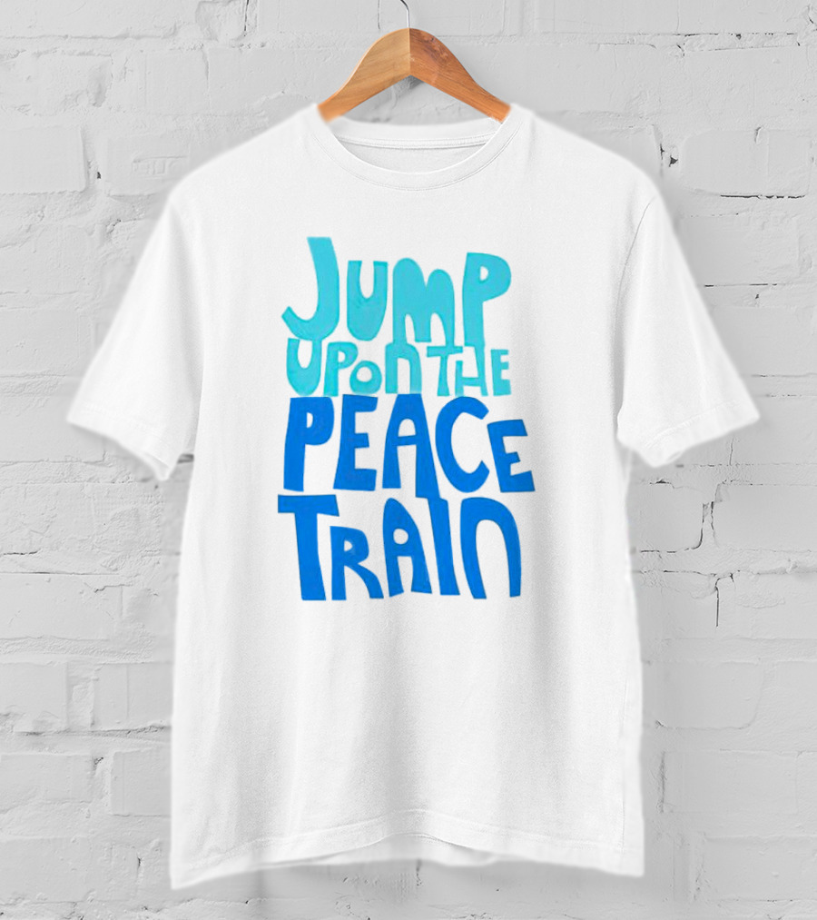Jump Upon The Peace Train Retro Vibes T-Shirt