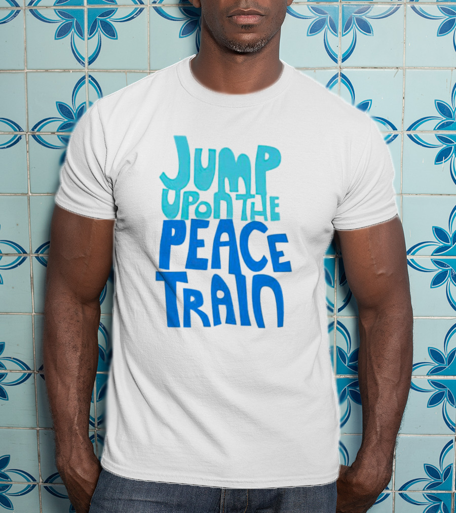 Jump Upon The Peace Train Retro Vibes T-Shirt