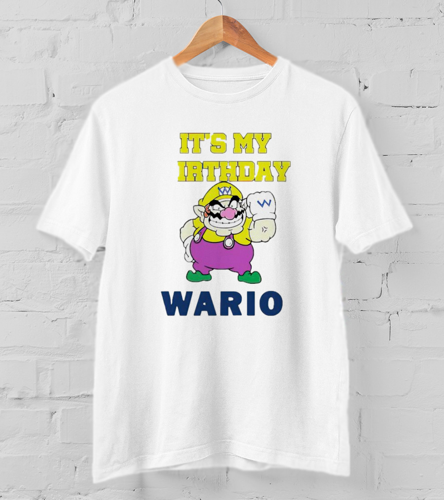 It's My Birthday Wario T-Shirt