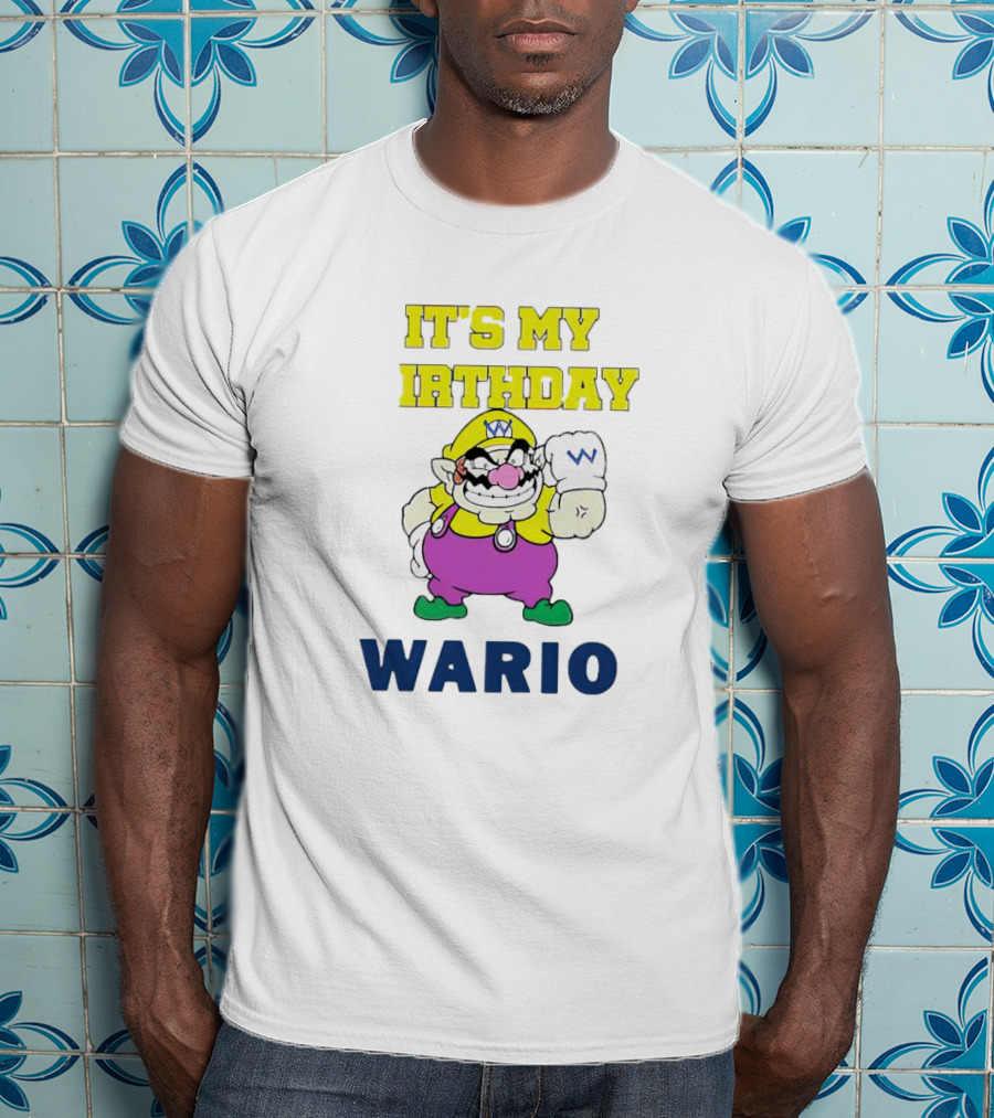 It's My Birthday Wario T-Shirt