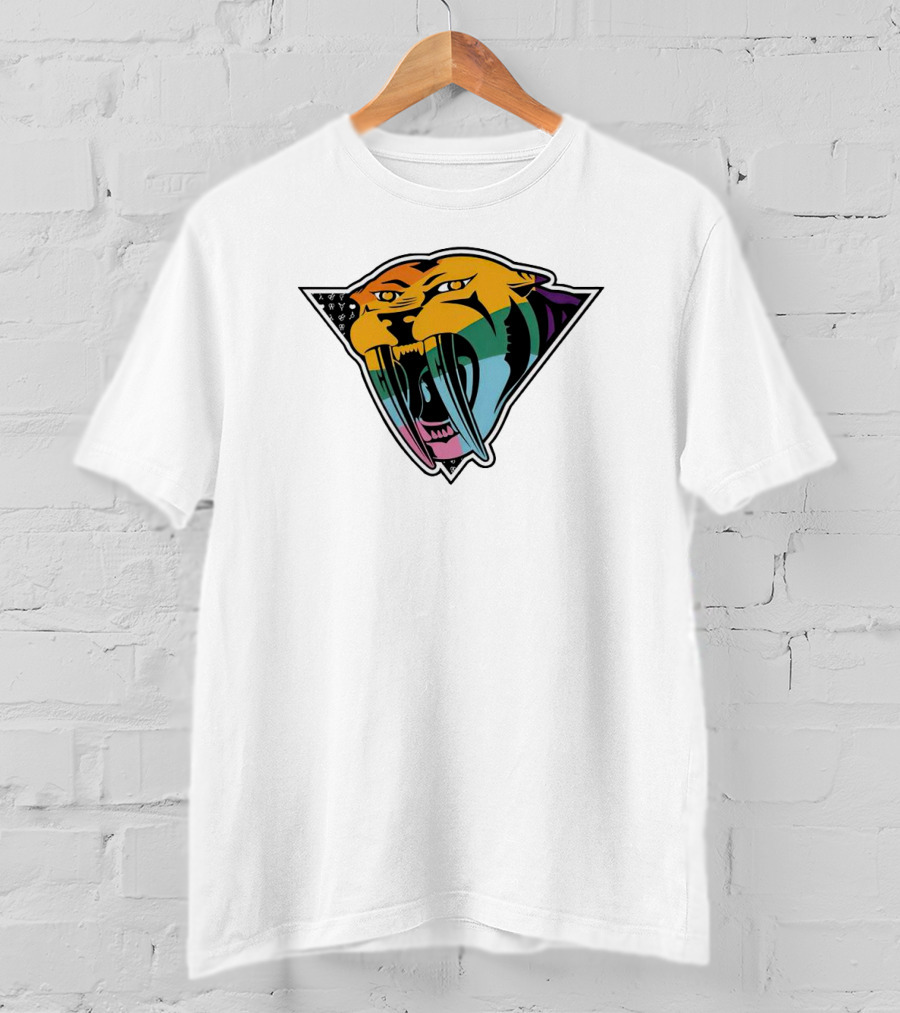 Nashville Predators Pride Rainbow T-Shirt