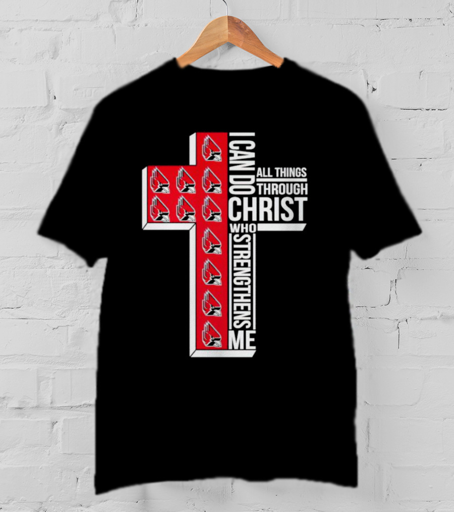Arizona Cardinals I Can Do All Things Through Christ Who Strengthens Me T-Shirt