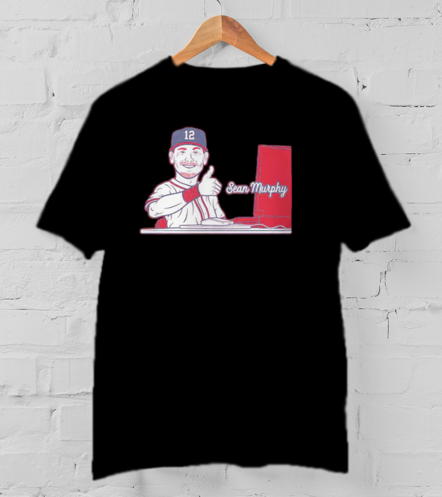 Atlanta Braves 12 Sean Murphy Thumbs Up T-Shirt