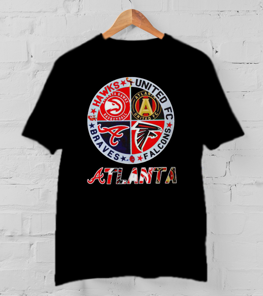 Hawks United FC Braves Falcons Atlanta T-Shirt