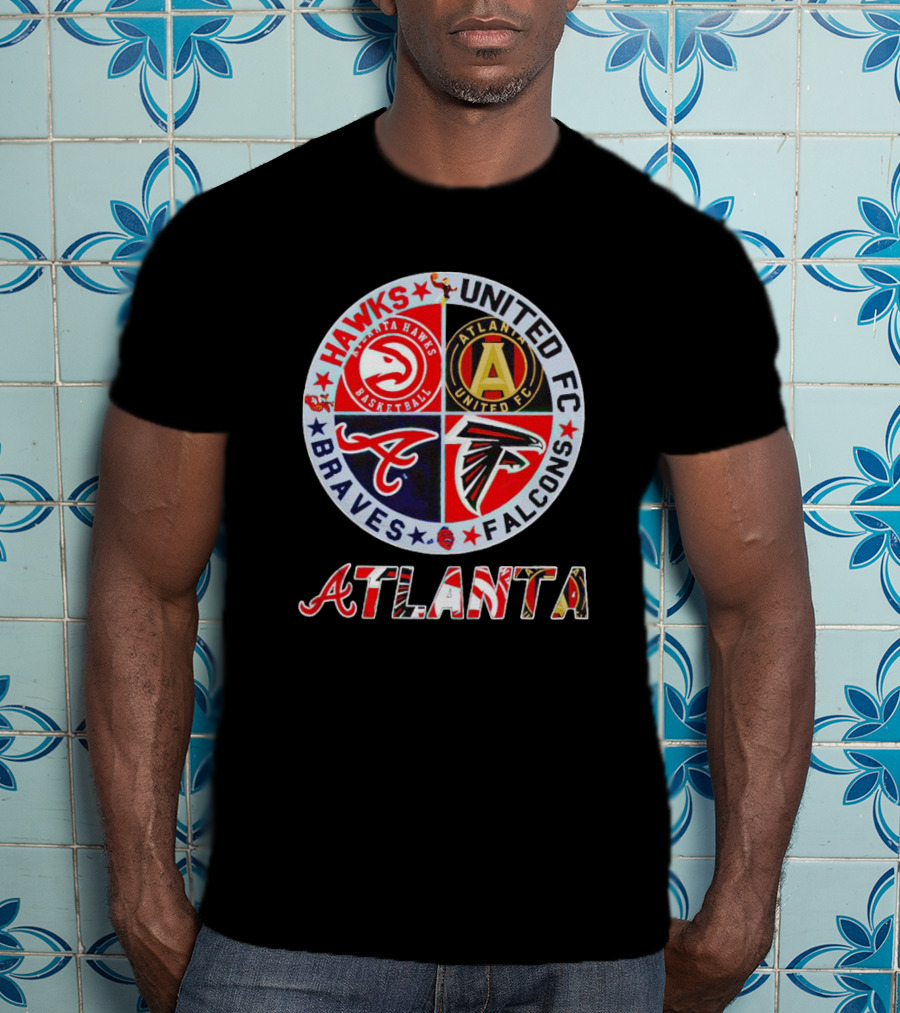 Hawks United FC Braves Falcons Atlanta T-Shirt