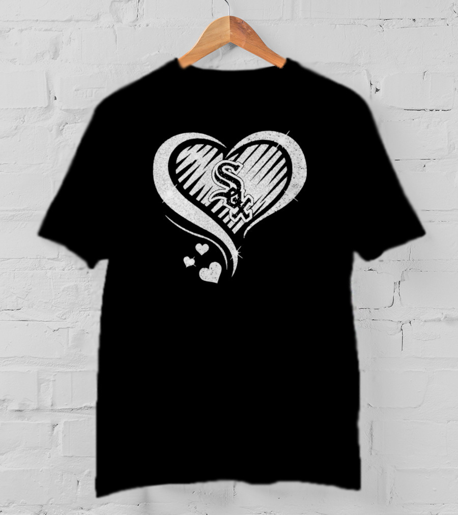 Chicago White Sox Heart Diamond T-Shirt