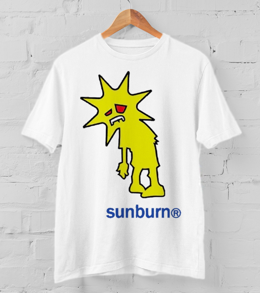 Dominic Fike Sunburn Yellow Sad Character T-Shirt