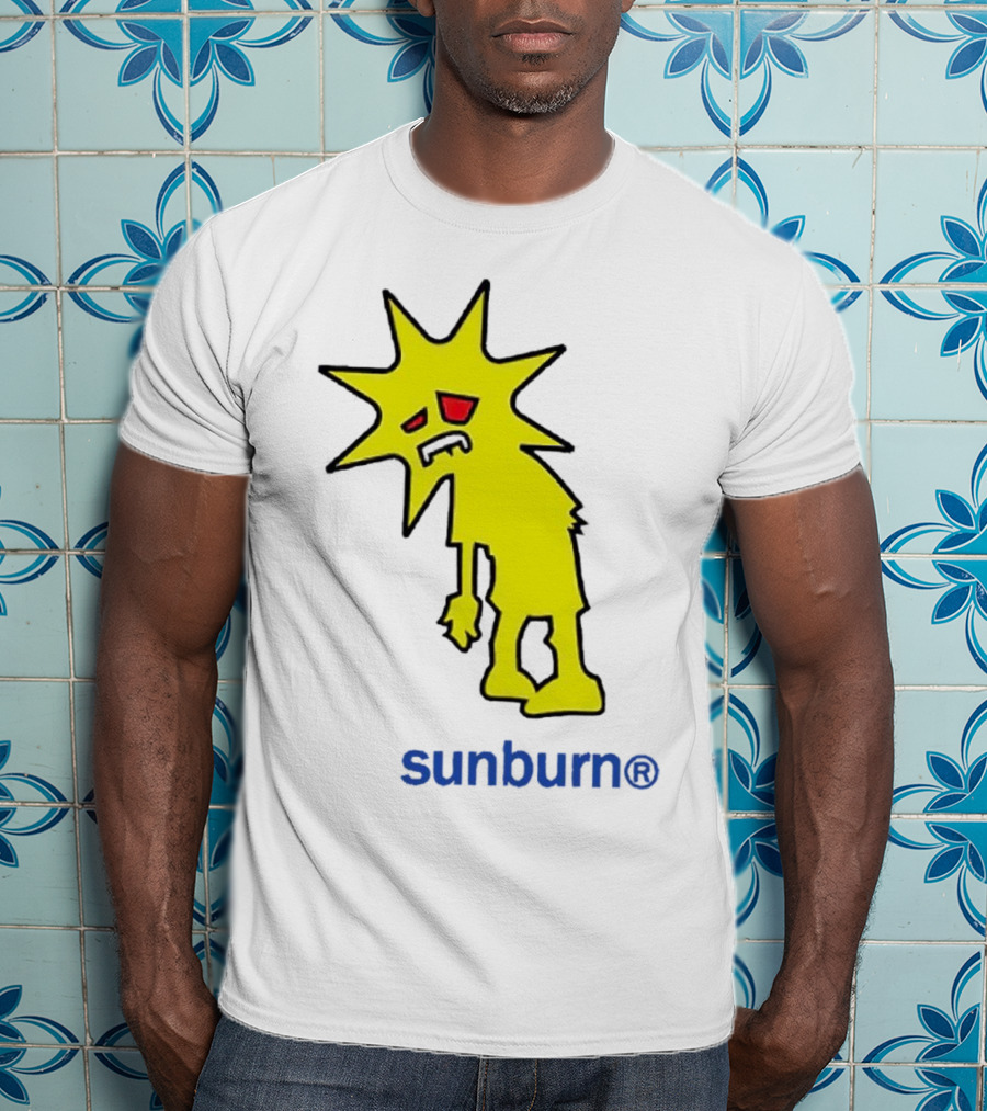 Dominic Fike Sunburn Yellow Sad Character T-Shirt