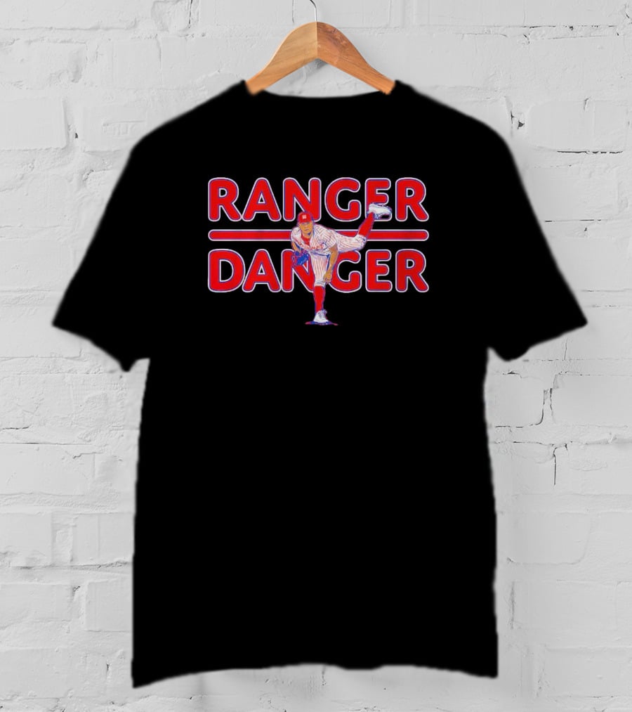 Ranger Danger Ranger Suárez Pitching Action T-Shirt
