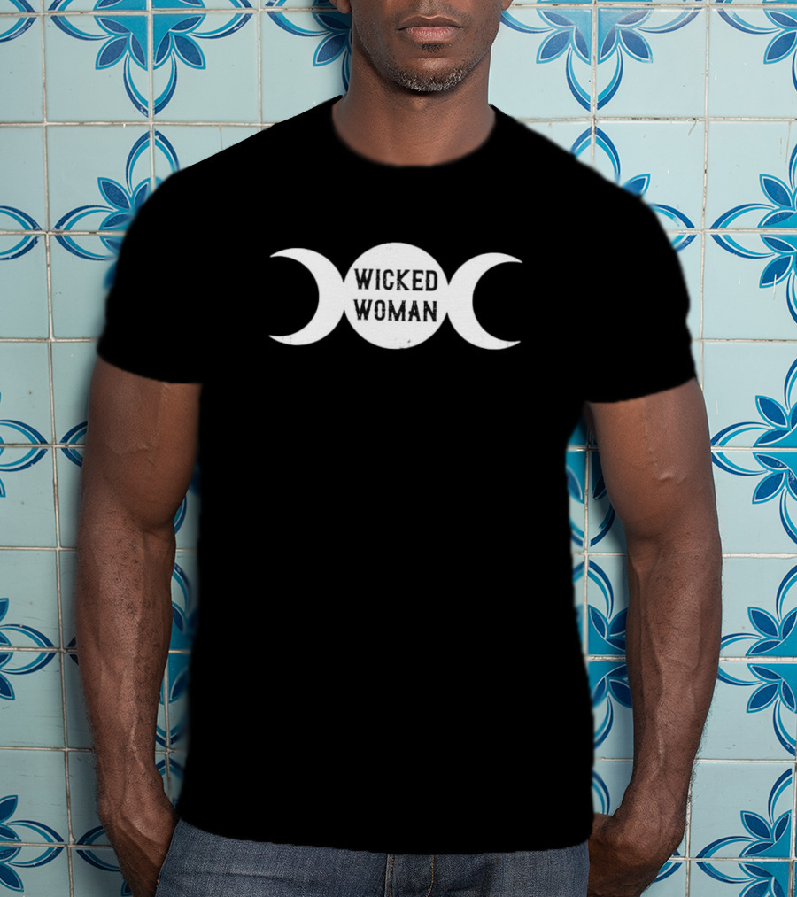 Wicked Woman Triple Moon Goddess T-Shirt