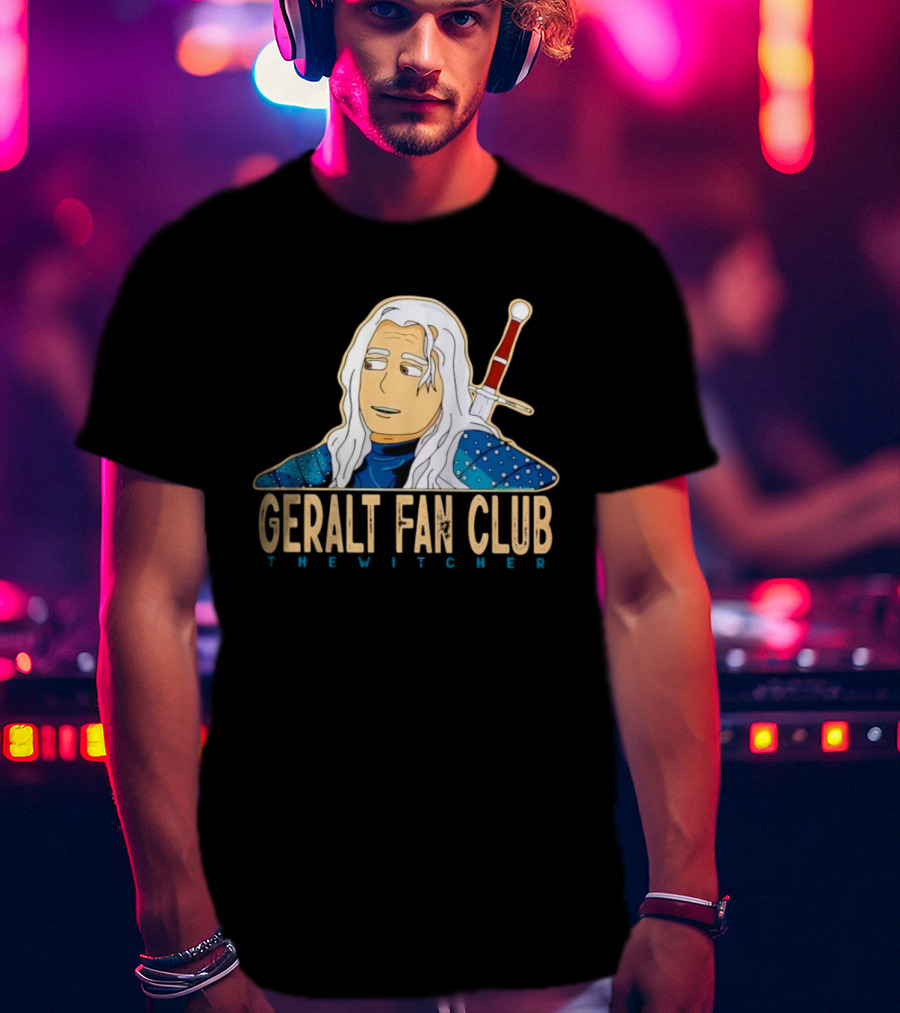 Geralt Fan Club The Witcher Anime T-Shirt