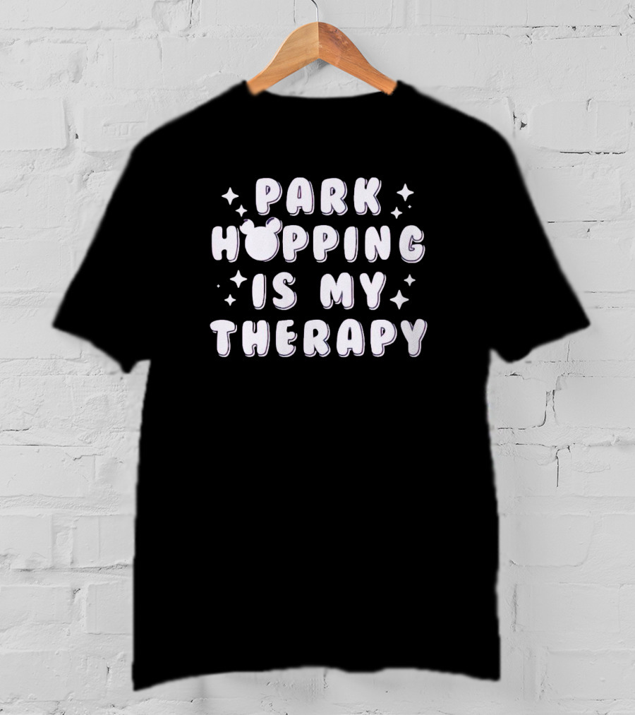 Park Hopping Is My Therapy Disney-Inspired Mickey T-Shirt