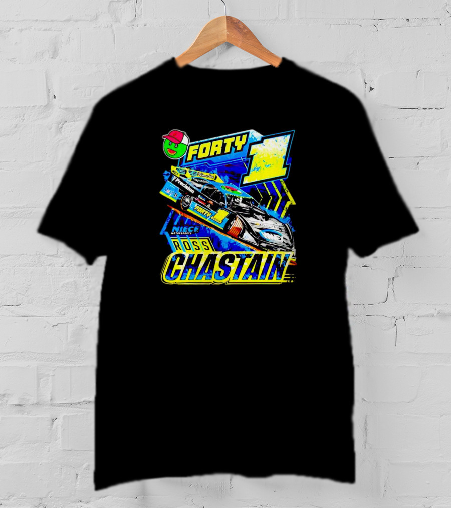 Ross Chastain Forty 1 Dirt Late Model Racing Niece Motorsports T-Shirt
