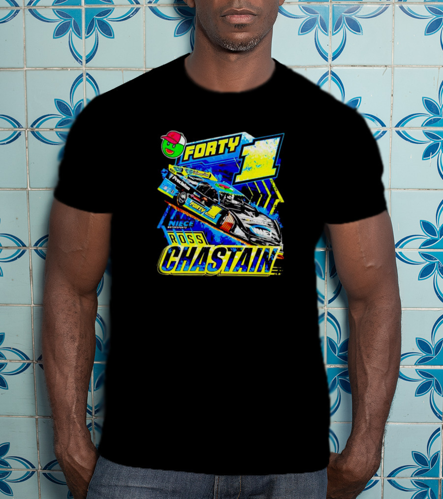 Ross Chastain Forty 1 Dirt Late Model Racing Niece Motorsports T-Shirt