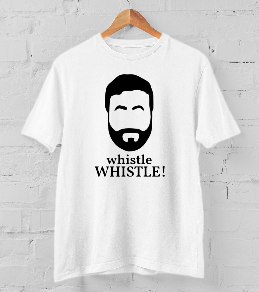 Roy Kent Ted Lasso Whistle Whistle Beard T-Shirt